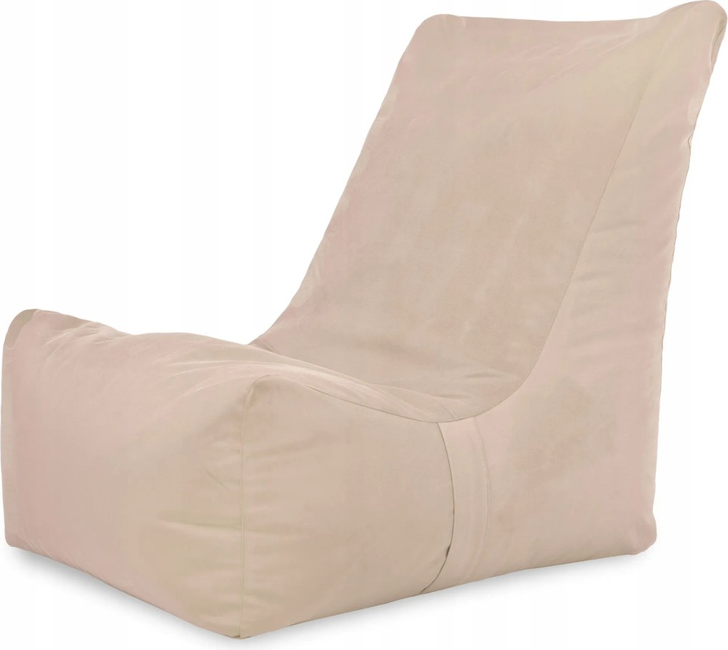 Plüss ülőgarnitúra puff Zerra Púder Rózsaszín