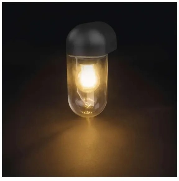 Kültéri fali lámpa CASSIA 1xE27/15W/230V IP44