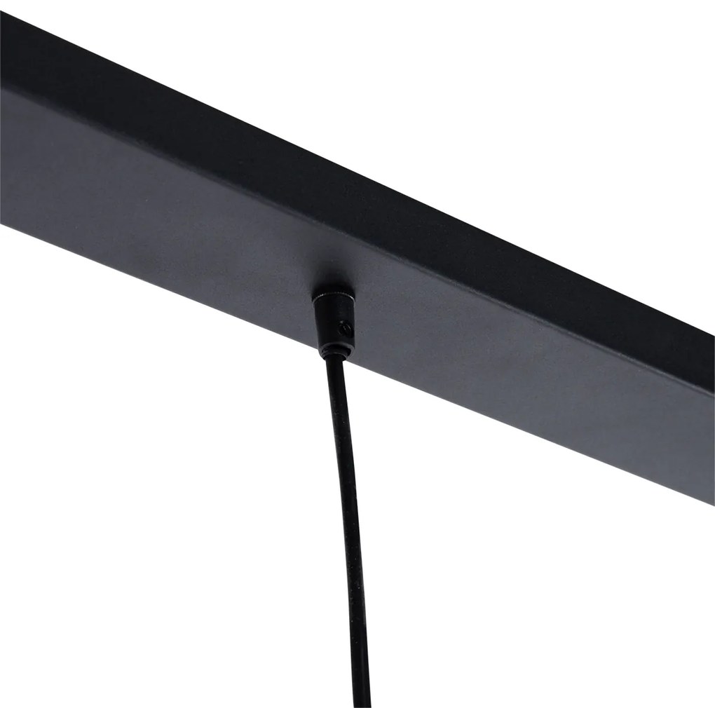 Modern függőlámpa fekete 3-lámpás - Koopa