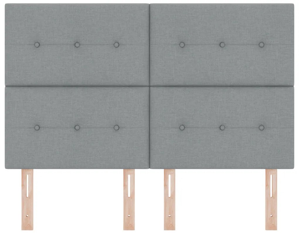 LED Fejtámla Fény Szürke 80 cm Szövet