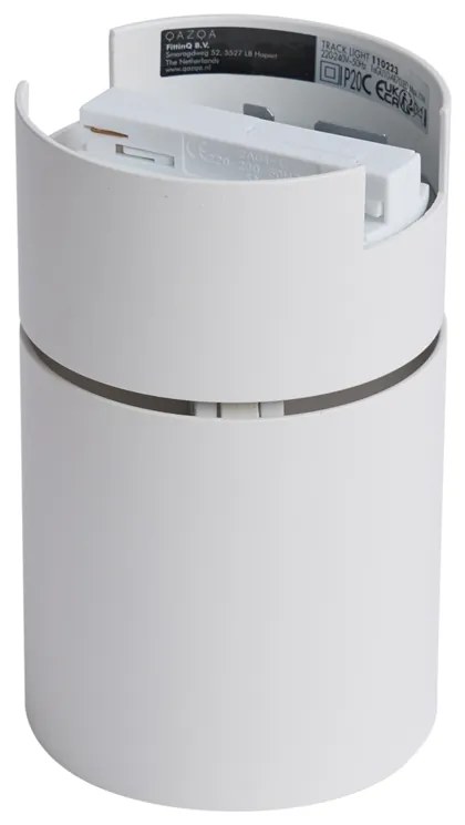 Modern fehér spotlámpa 1 fázisú sínrendszerhez GU10 70mm - Iconic Roto