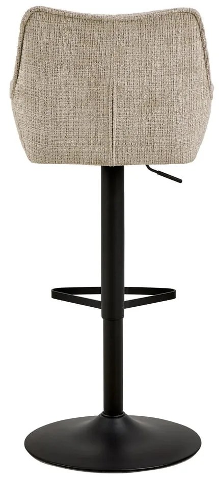 Bézs állítható magasságú karfás bárszék (ülésmagasság 85 cm) Eddie – Actona