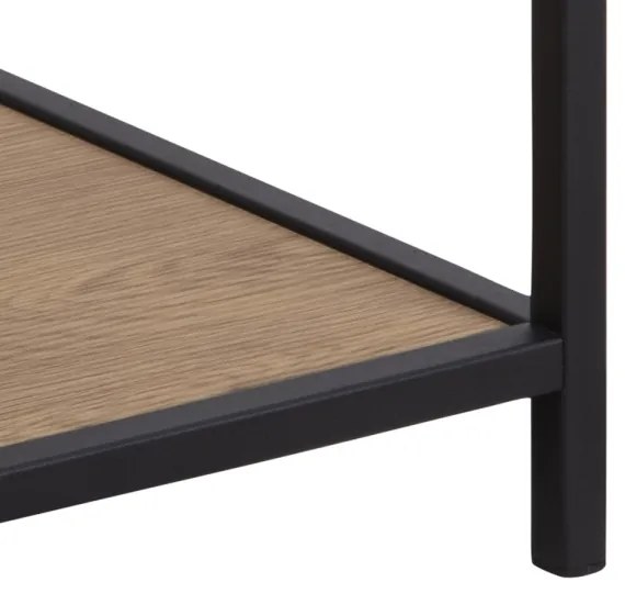 Éjjeli szekrényke SARON tölgy/fekete