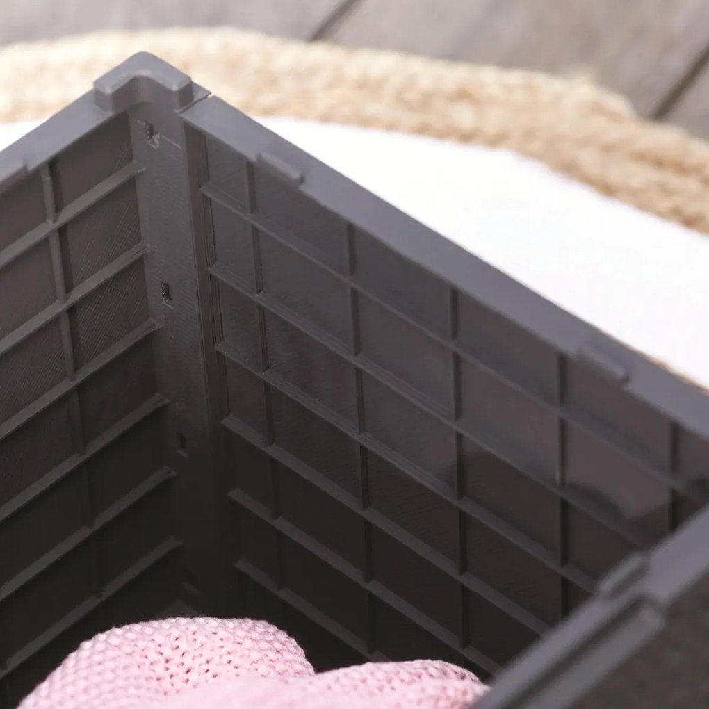 Keter Vigo tárolóasztal, 37 x 37 x 37 cm, grafit