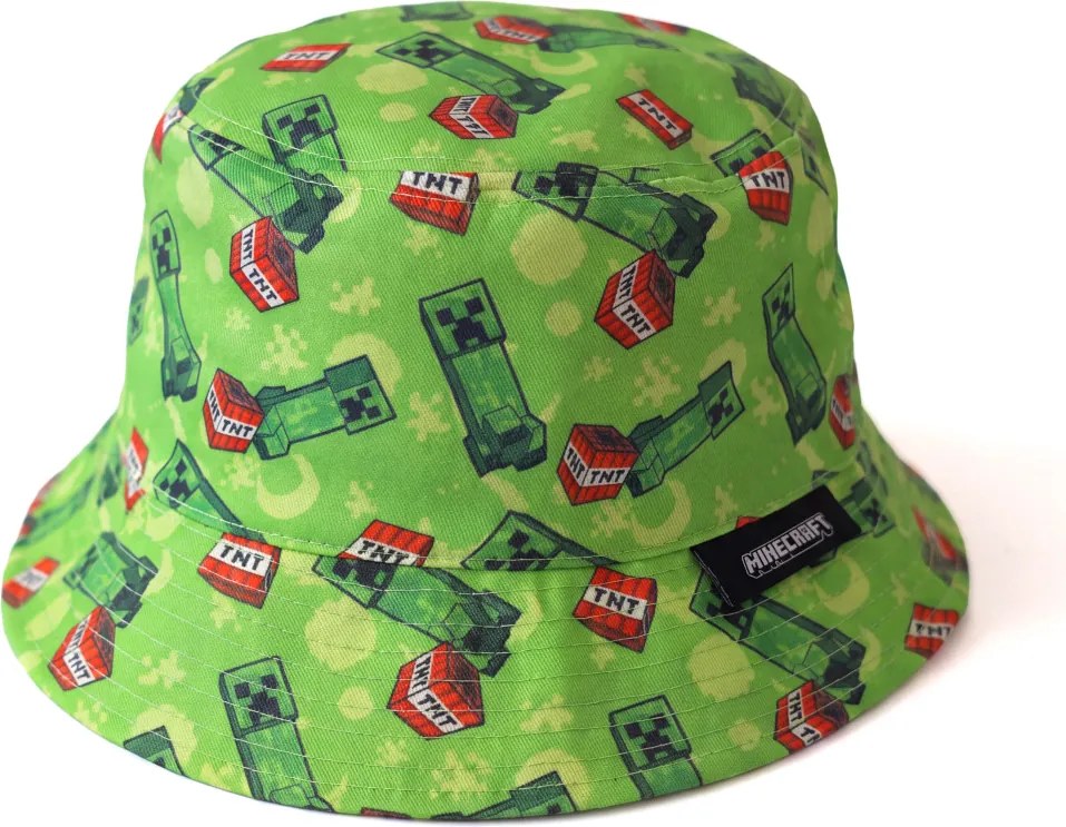 Minecraft Creeper Pop gyerek halászsapka 55 cm