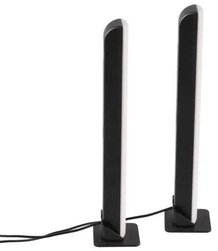 KÉSZLET 2x LED RGB Dimmelhető asztali lámpa LED/5W/5V + távirányítás