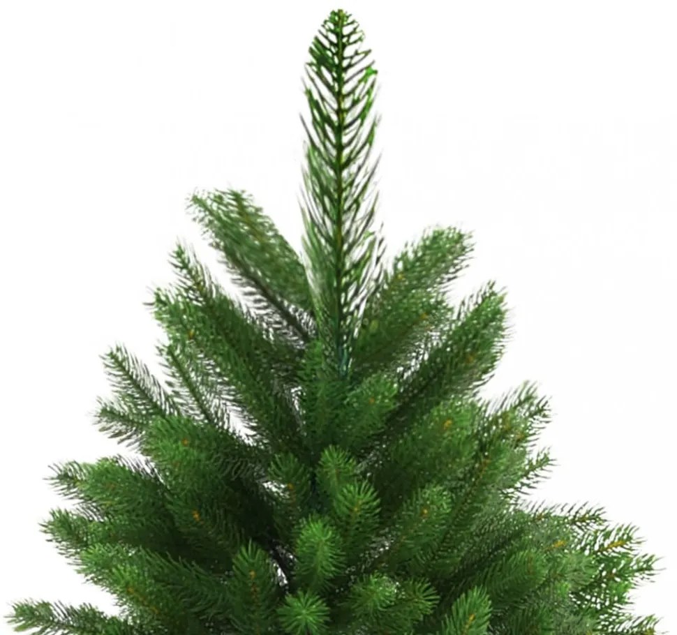 zöld műkarácsonyfa élethű tűlevelekkel 240 cm