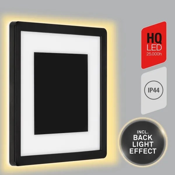 Telefunken 315905TF - LED kültéri fali lámpatest LED/15W/230V IP44 4000K fekete