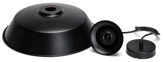 Aigostar - Csillár zsinóron 1xE27/60W/230V fekete