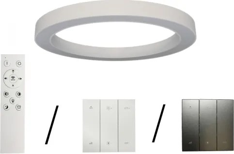 LED mennyezeti lámpatest LED/100W/230V 3000/4000/6500K átm. 100 cm fehér