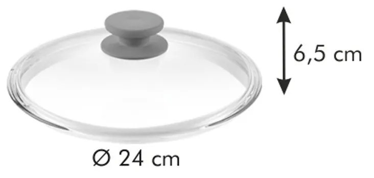 Tescoma UNICOVER fedél sütőbe, 24 cm, 24 cm