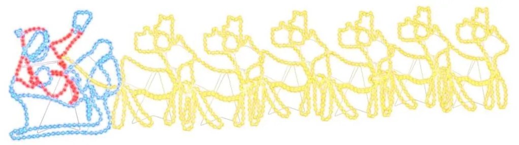 LED Karácsonyi Dekoráció Sokszínű 69 x 79 cm PVC