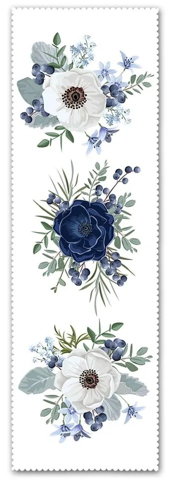 Asztali futó 40x130 cm Blue Rose – Minimalist Cushion Covers