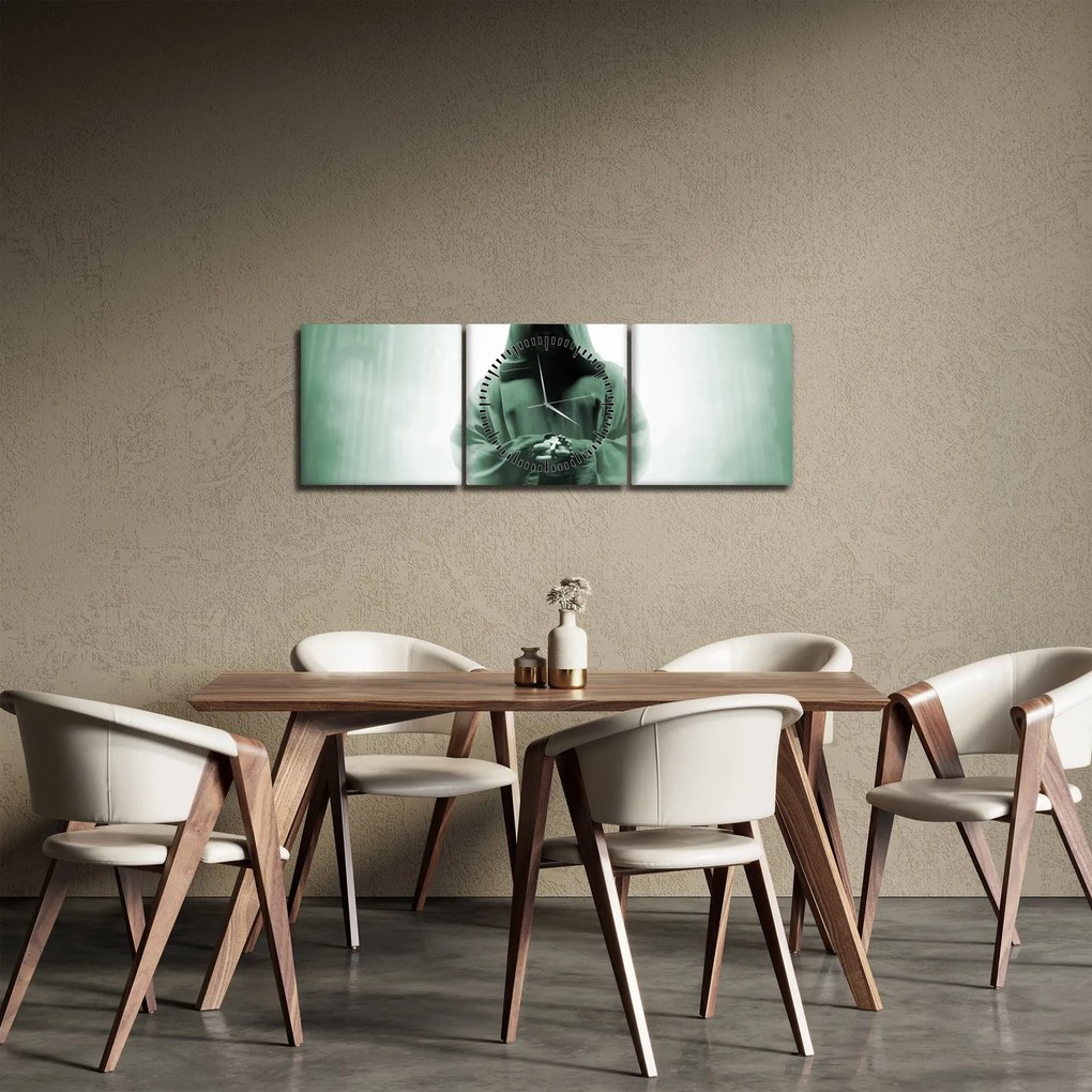 Kép - Szerzetes a sötétben (órával) (90x30 cm)