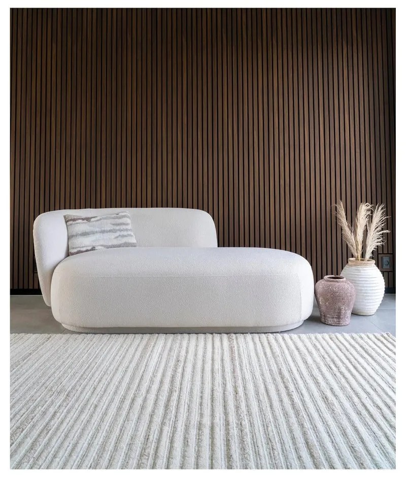 Krémszínű kézi szövésű gyapjú futószőnyeg 80x180 cm Mango – House Nordic