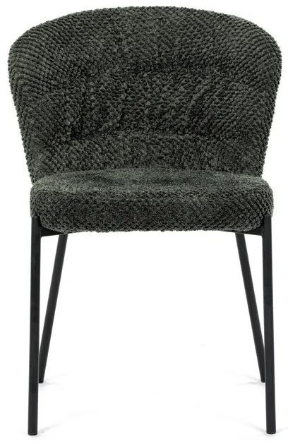 Zöld Bouclé Étkezőszék. CT-W1077 GRN2