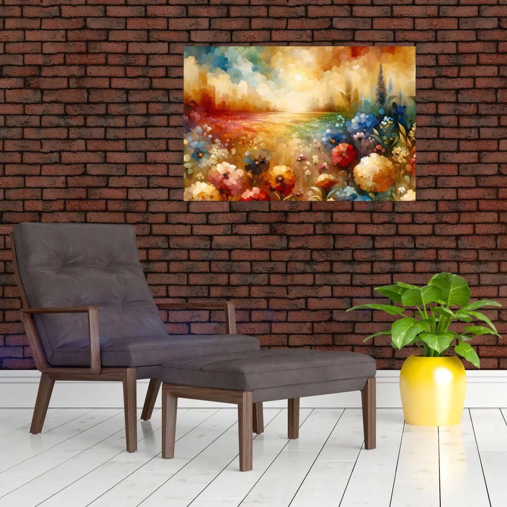 Kép - Színes rét (90x60 cm)