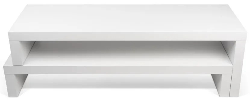 Cliff Walnut fehér variálható asztal - TemaHome