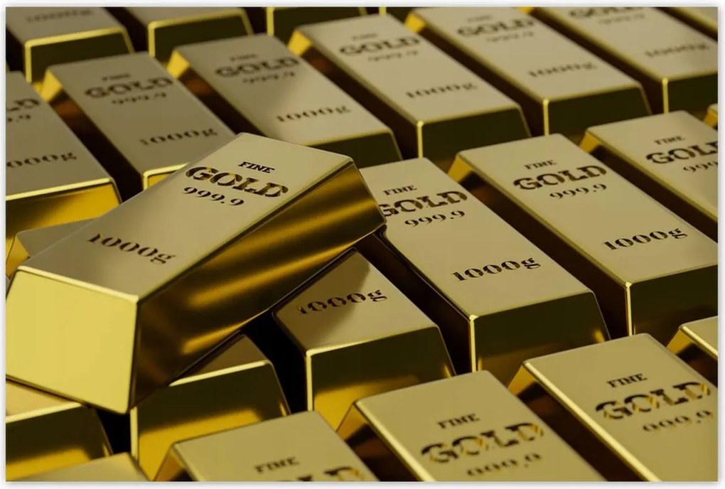 Poszterek 120x80 Arany rúd arany 1000g