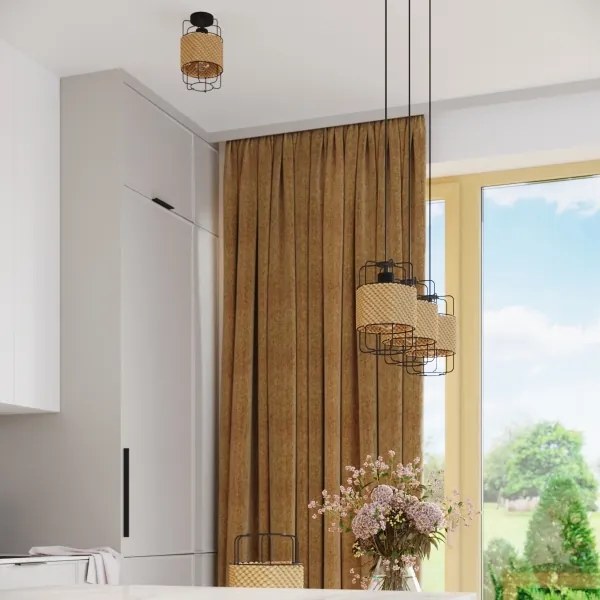 Sollux SL.1299 - Mennyezeti lámpa GIZUR 1xE27/15W/230V