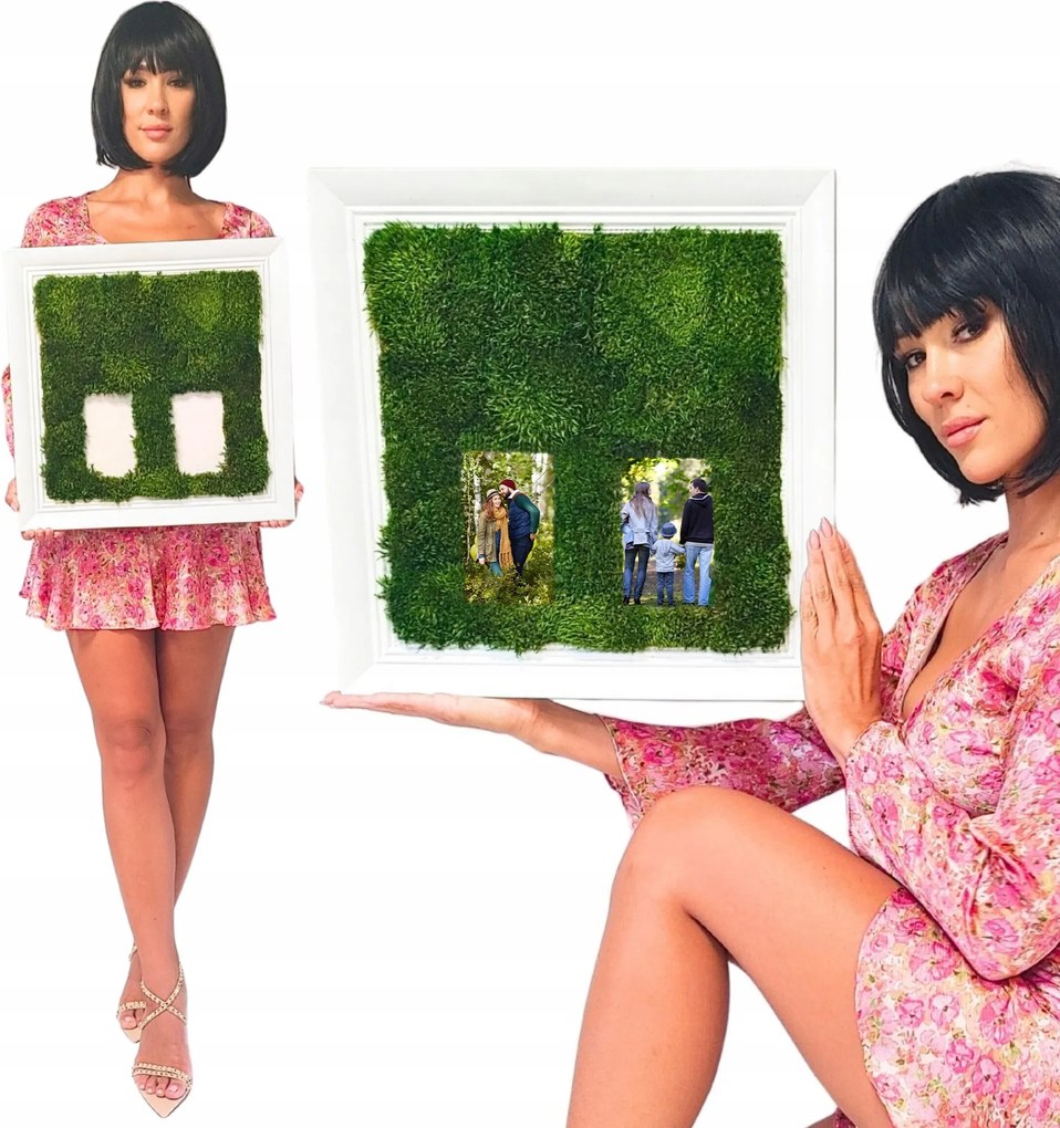 Modern képkeret Lógó Moha Chrobotek moha kép Fa XXL