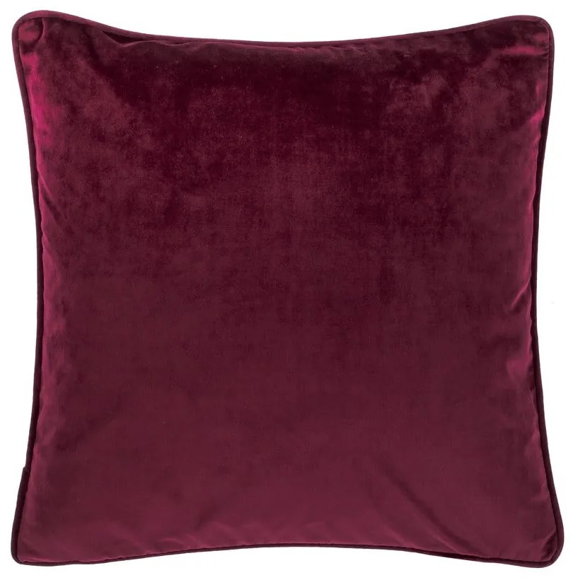 Velvety sötétlila díszpárna, 45 x 45 cm - Tiseco Home Studio