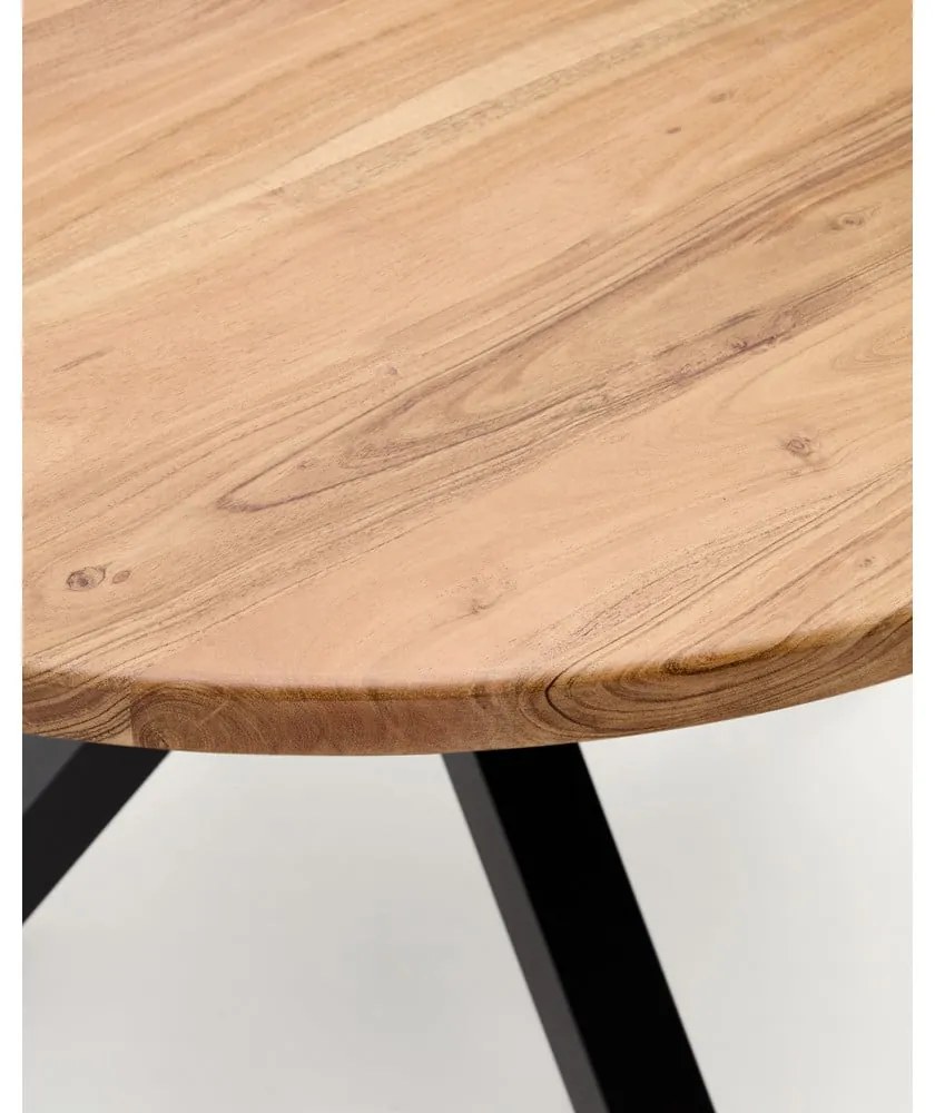 Étkezőasztal akácfa asztallappal ø 150 cm Argo – Kave Home