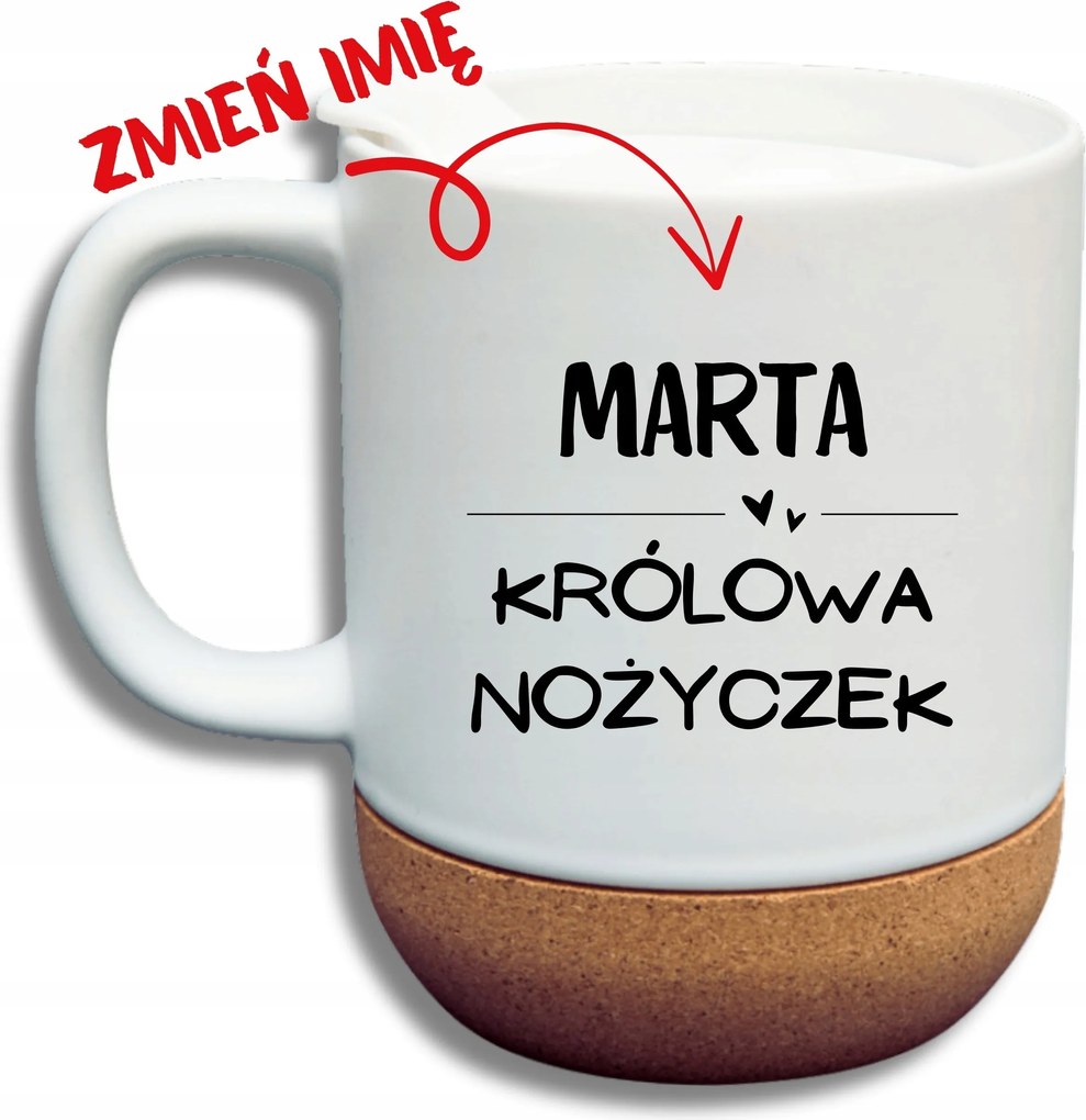 Fehér Bögre Parafa Vicces Ajándék Királynő Olló Személyre Szabott Név