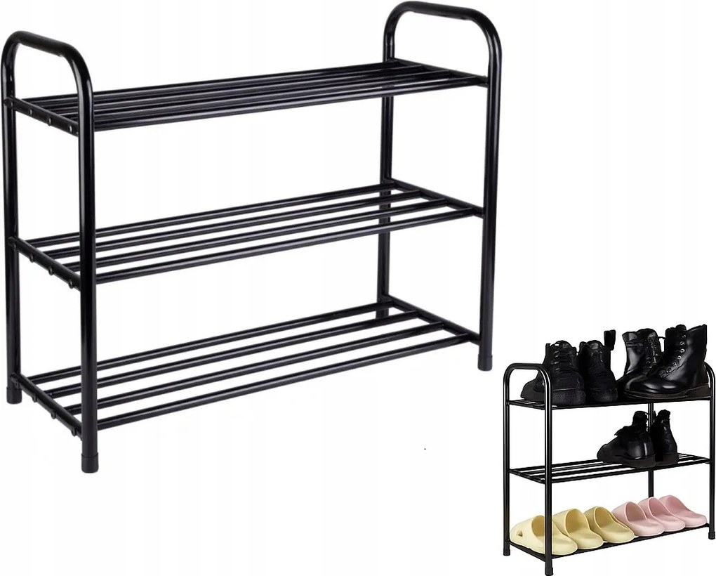 Cipősszekrény Elitehoff 65 x 52 x 26 cm fekete