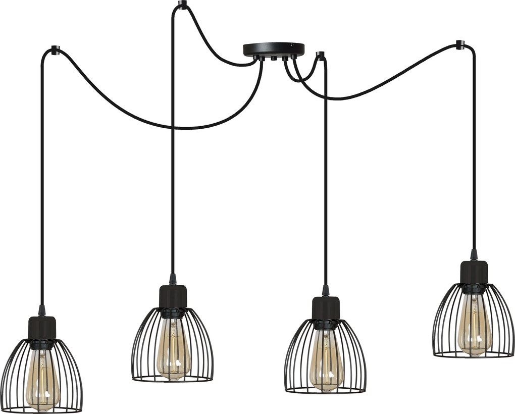 Mennyezeti Lámpa Lógó Csillár Pók Loft Ipari Különböző Színek