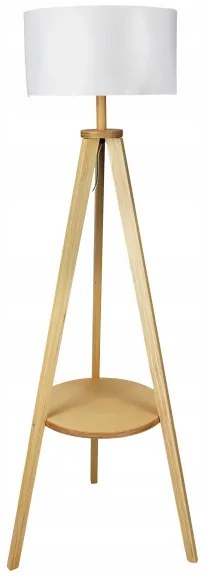 Fehér állólámpa 1xE27/40W/230V