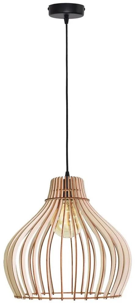 Temar Csillár zsinóron BARREL 1xE27/24W/230V átmérő 38 cm TM0040