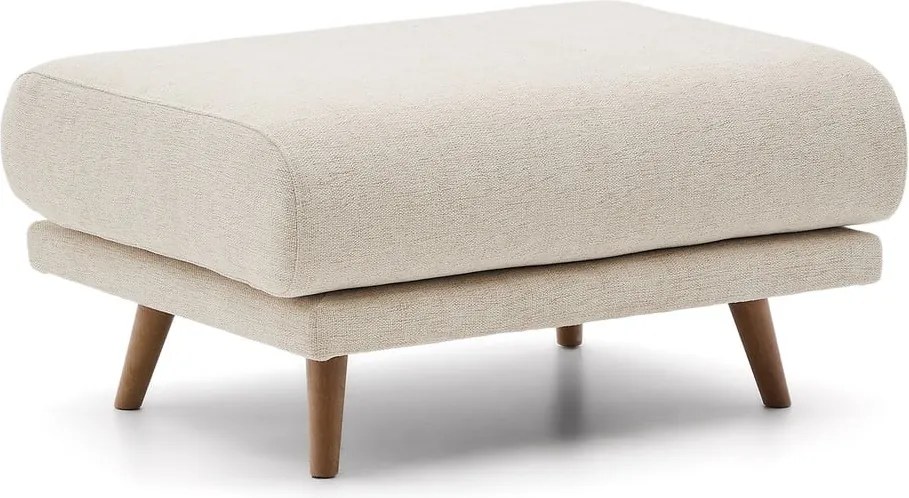 Bézs zsenília lábtartó Karin – Kave Home