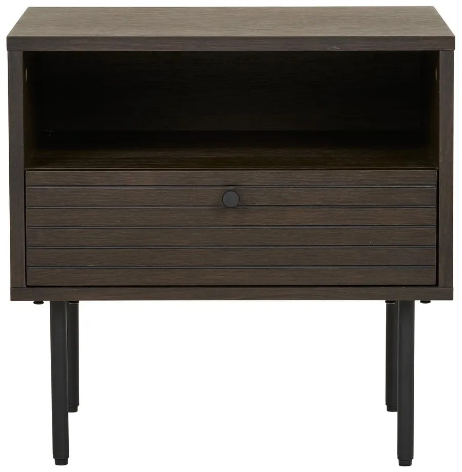 Tárolóasztal tölgyfa dekorral Kyoto – House Nordic