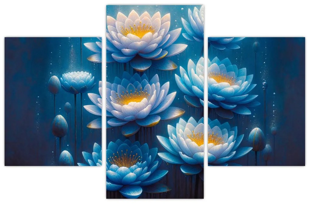 Kép - Tavirózsák a víz alatt (90x60 cm)