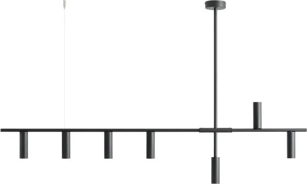 ALDEX 1104T1 TREVEO Többágú Függesztett Lámpa Fekete GU10 mini IP20