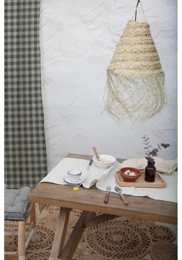 Cortina Hogar Green Vichy zöld függöny - Really Nice Things