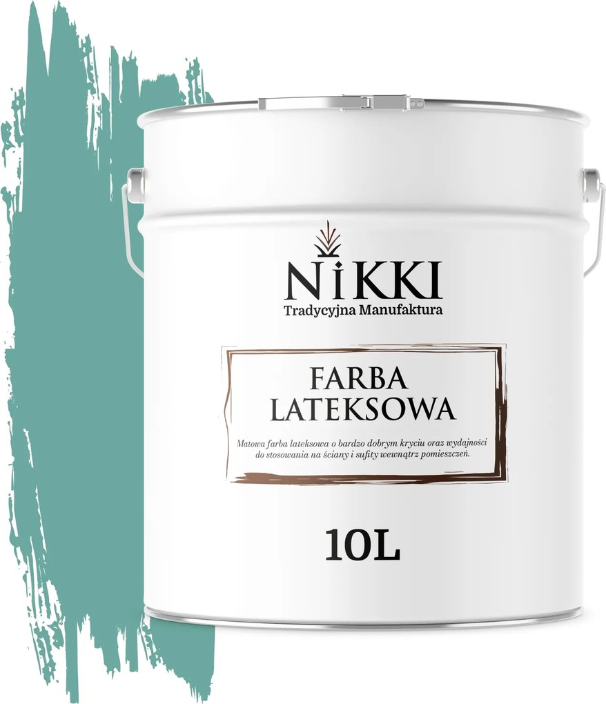 Latex Falfesték Menta Szín Sötét H1533 10L Mély Matt Falfesték