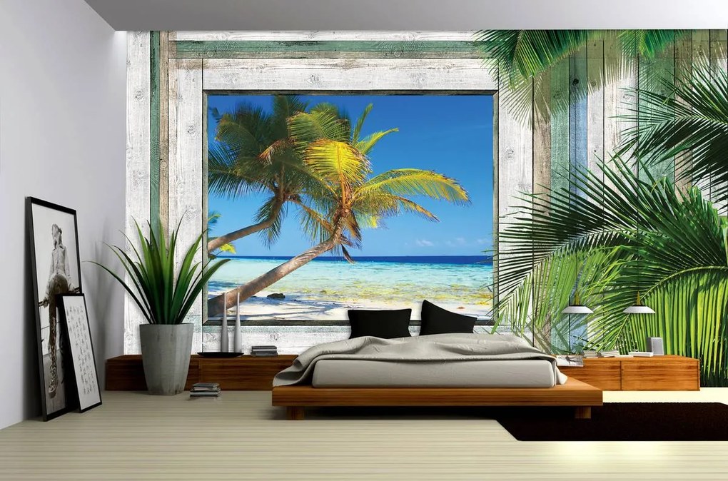 Fotótapéta - Strand, tenger, homok (152,5x104 cm)