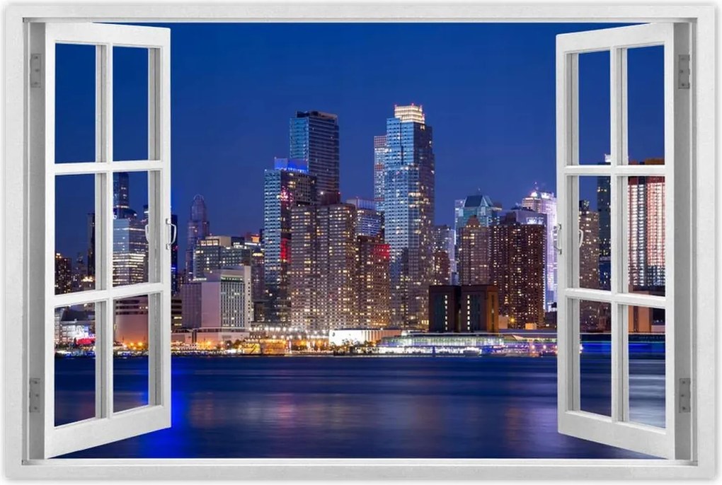 Poszterek 120x80 New York éjszaka