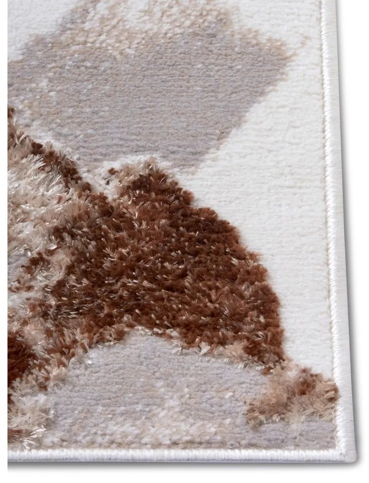 Barna szőnyeg 67x120 cm Shine Floral – Hanse Home