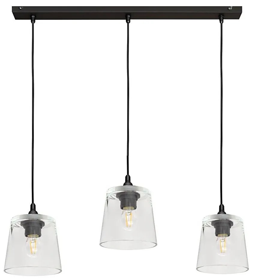 Csillár zsinóron LUCEA 3xE27/15W/230V