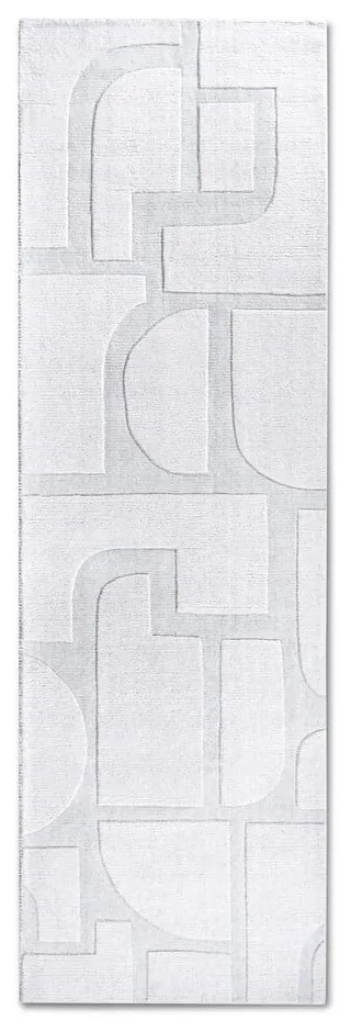 Krémszínű kézi szövésű gyapjú futószőnyeg 80x250 cm Alexis – Villeroy&amp;Boch
