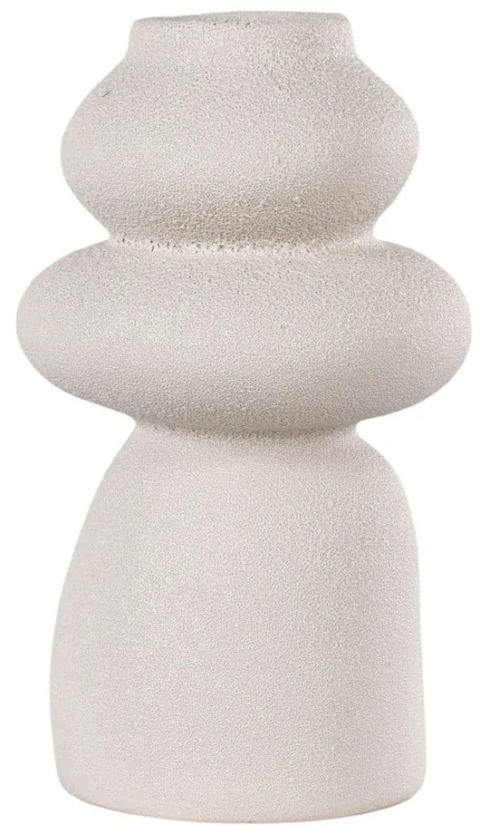 Krémszínű agyagkerámia váza (magasság 26,5 cm) – House Nordic