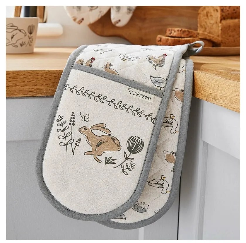 Country Animals pamut dupla edényfogó - Cooksmart ®
