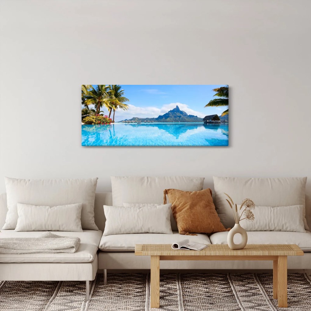 Kép - Bora-Bora, francia Polinézia (120x50 cm)