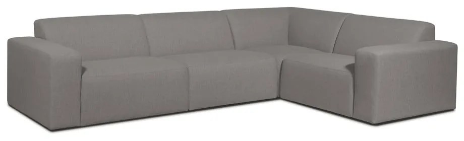 Szürke sarokkanapé (jobb oldali) Roxy - Scandic