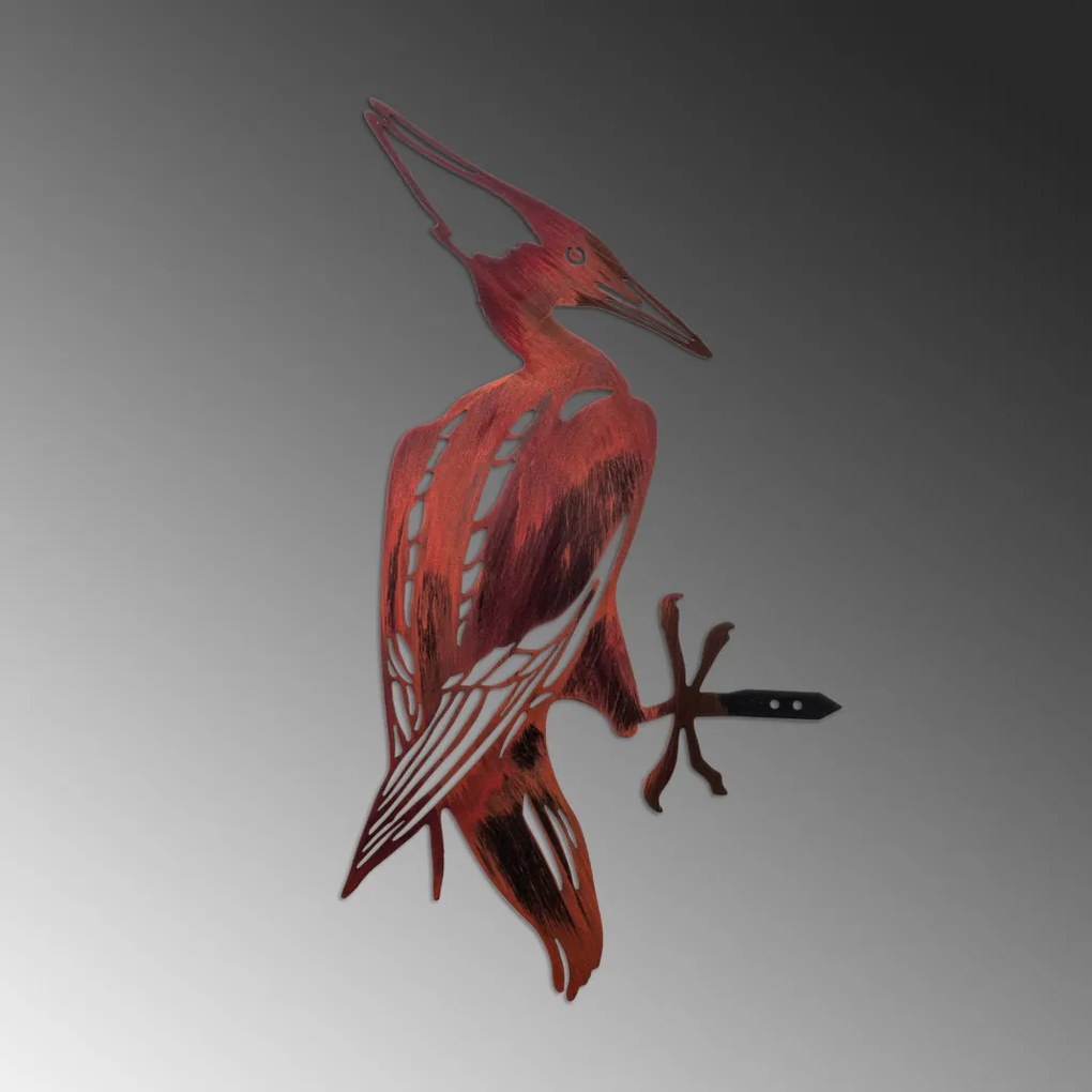 Bird fém kerti dísztárgy, 40×22 cm