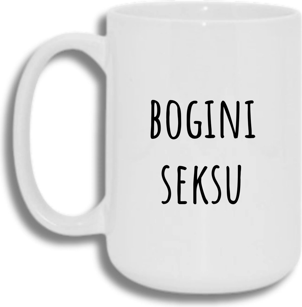 Bögre Fehér Nagy 440ml Vicces Ajándék Szex Istennő