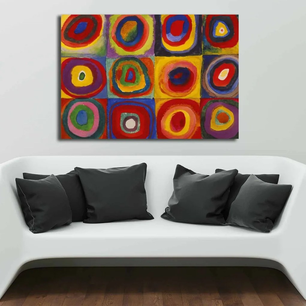 70100KANDINSKY008 Kandinsky vászonkép, 70 x 100 cm